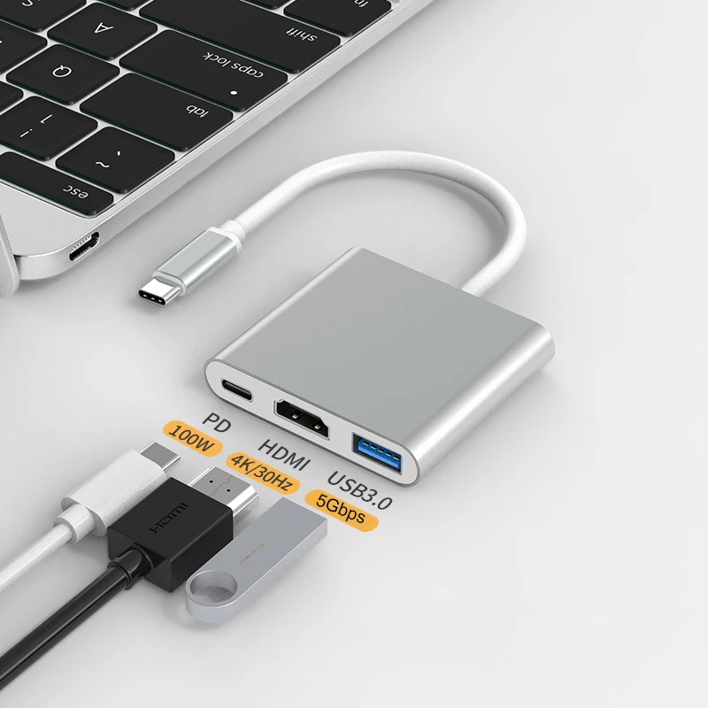 Usb C Hub Type-C To…