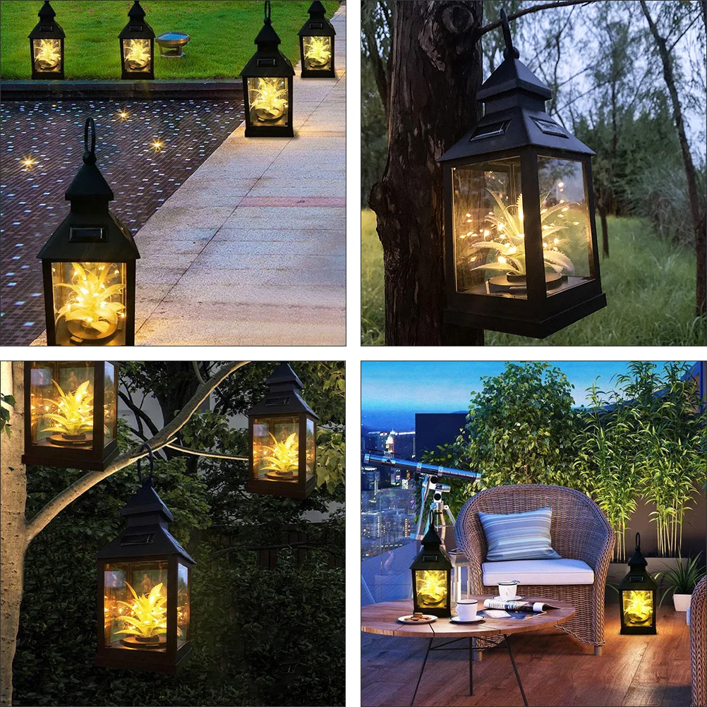 

Solar Hanging Lamps Outdoor LED Garden Spotlight Waterproof Yard Decor Solar Powered Durable ABS Design Ideal Home Bar Mall