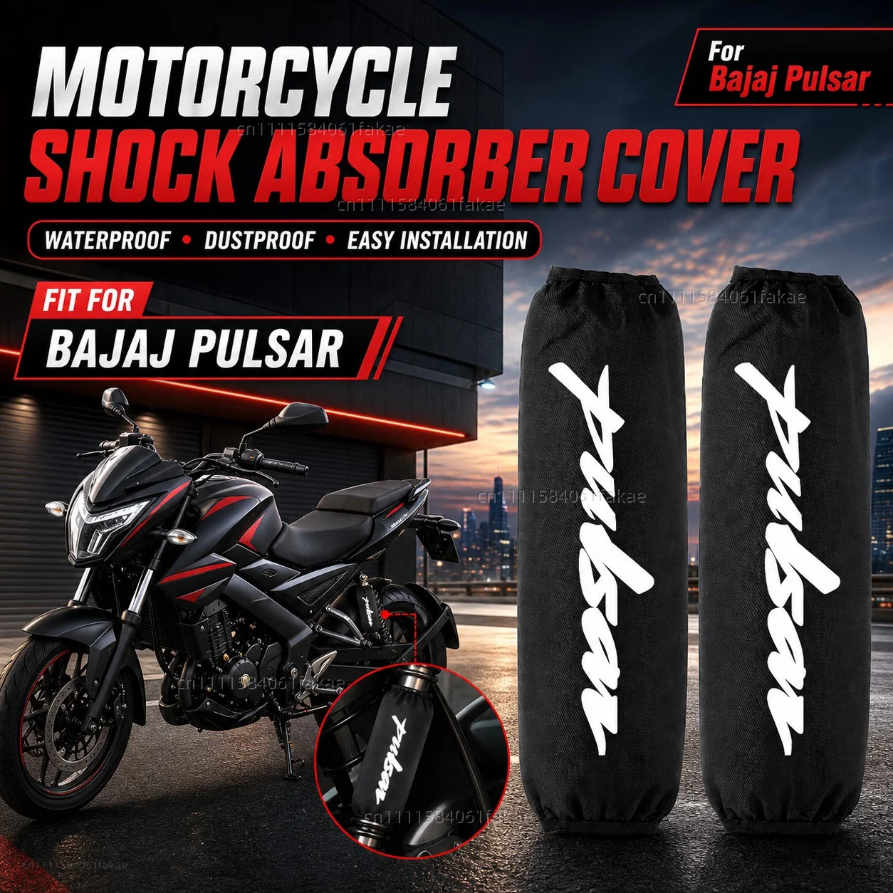 Protector de Amortiguador Trasero para Motocicleta Bajaj Pulsar 200 NS/200 RS/200 AS 200RS 200NS 200AS, 270mm 350mm, Suspensión