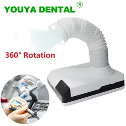 60W Dental Dust Collector Dental Vacuum Cleaner Dentistry Lab Equipment Dust Suction Machine For Polishing With Led Lamp