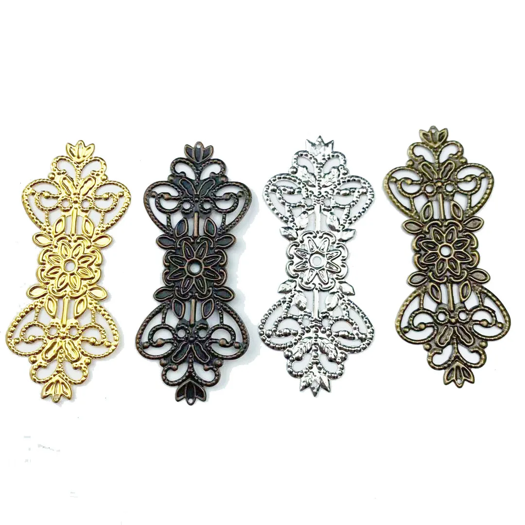 

100 шт. 75 мм металлический полый Бант Цветок пленка Бисер для шитья Косплей Костюм древняя невеста головной убор сумка Одежда Украшение