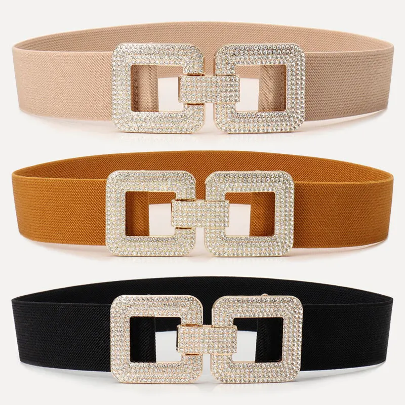 

Универсальный пояс с креплением на пуговицах и стразами, эластичный пояс-корсет для стайлинга, аксессуар для блейзера, костюма, пиджака