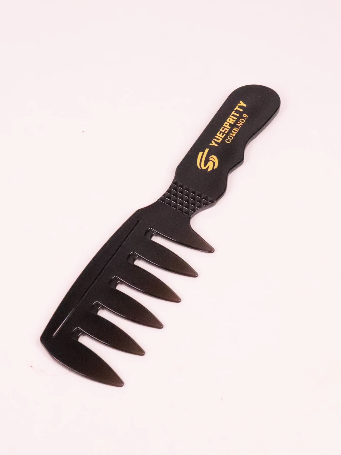 Professional Hair Salon Styling Comb Set, Hollow Design Massage Comb, Retro Wide Tooth Comb