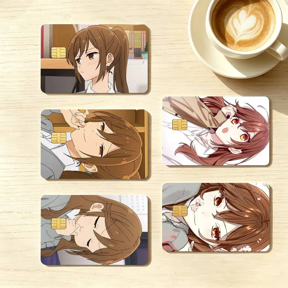 Anime Horimiya Kyoko Hori Credit Card HD Stickers Game Card Decal Small Chip Waterproof Sticker Gift