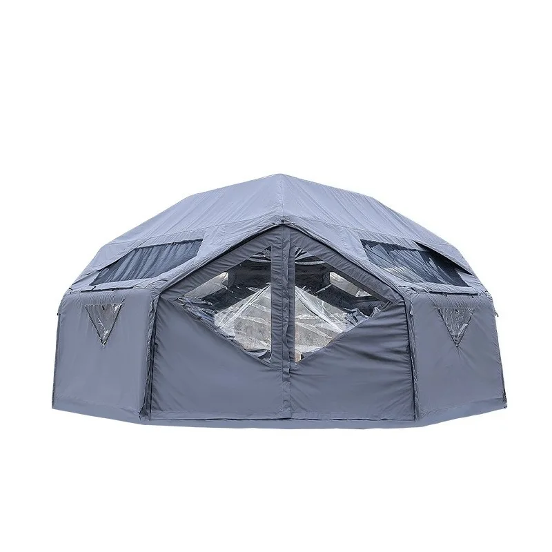 Outdoor camp large inflatable tent, cotton camping luxury villa outdoor inflatable hut