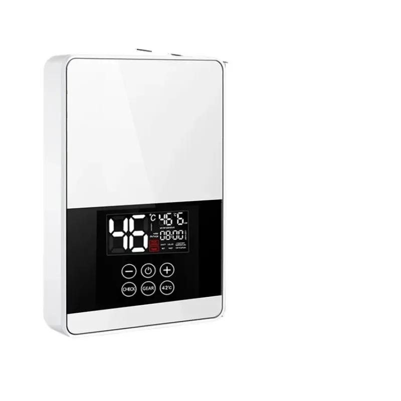 Smart Water Heater Stainless Steel Touch Button Wall Mounted Instant Electric Water Heater