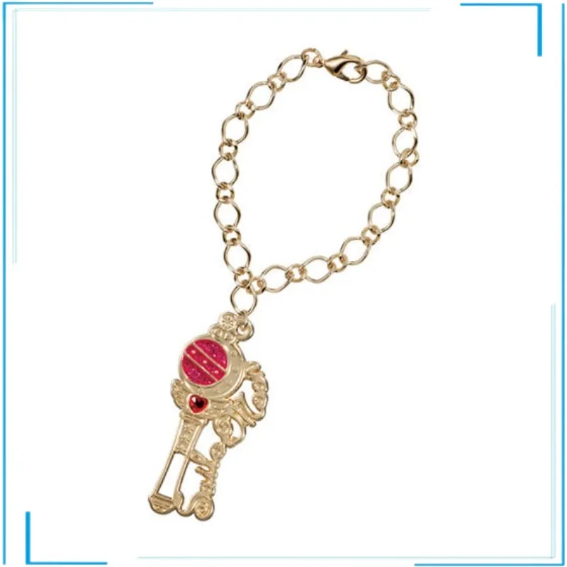 BANDAI-Bracelet Sailor Moon avec figurine d'anime mignon, jouets modèles, ornement de confrontation, Kawaii