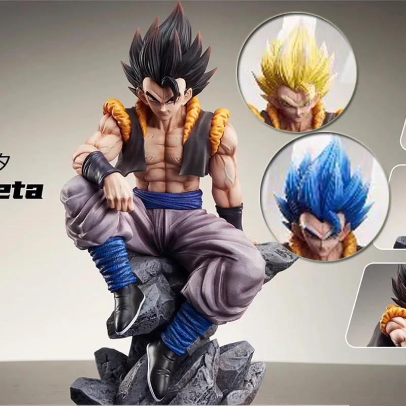 

2020 New Dragon Ball Gk Three Headed Carving Sitting Position Wink Wujita Handmade Model Ornament Figure Anime Animation Periphe