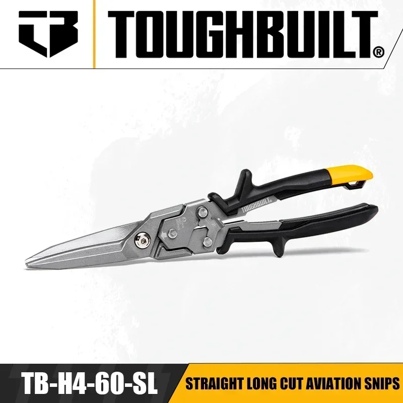 TOUGHBUILT TB-H4-60-SL TB-H4-60-R corte aviación tijeras recto largo recto Offset herramientas manuales largas TB-H4-60-SOL TB-H4-60-L