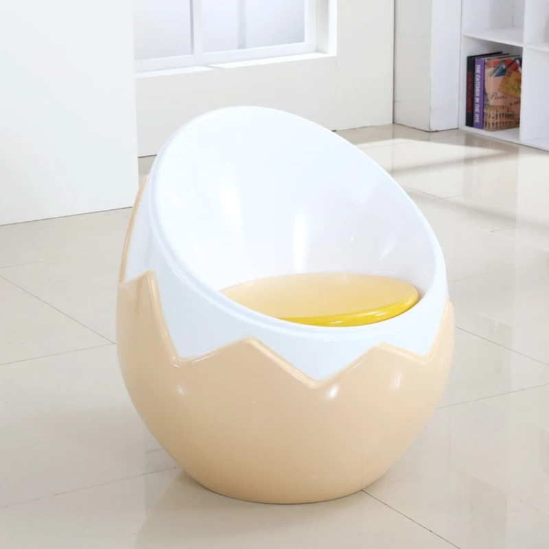 Fiberglass Art Football Egg Fruit Shaped Tea Table Seat Combination Mall