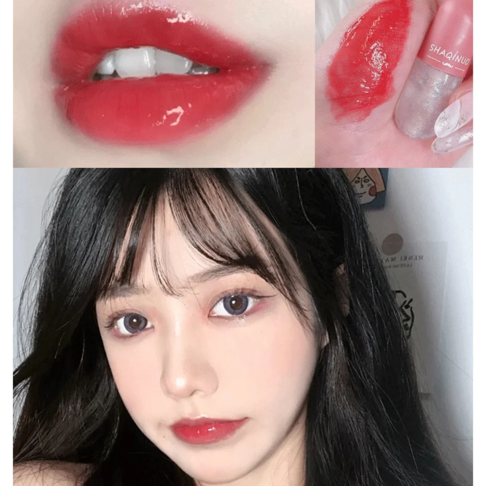 Transparent Mini Capsule Lipstick Water Crystal Color Changing Lip Gloss 6 Color Waterproof Liquid Lipstick Women Makeup