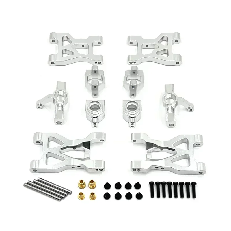 

Metal Upgrade, Front And Rear Swing Arms, Pull Rod, Steering Cup, C-Seat, Set, For WLtoys 1/10 104072 RC Car Parts