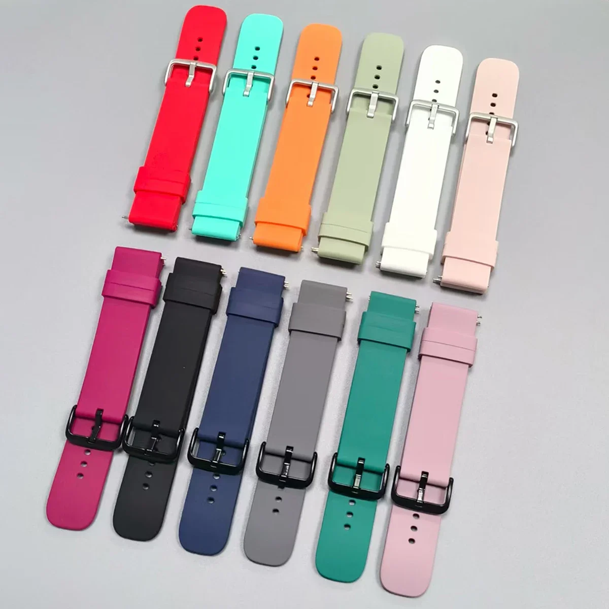 20/22mm Rubber Strap For HUAWEI WATCH GT7 GT7 Pro GT6 GT6 Pro GT5 GT4 46mm GT 3 2 42mm Smartwatch Band for Watch 5 4 3 Bracelet