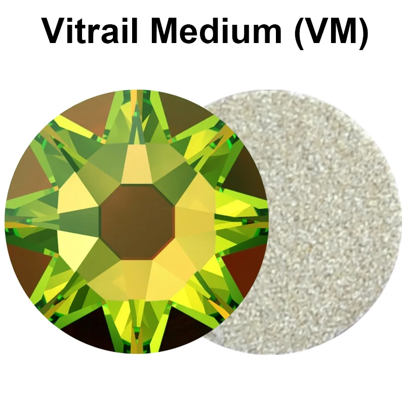 

Vitrail Medium Xirius Crystal rhinestones Flatback Rhinestones Glitter Gems 3D Nail Art Garment Dress Decoration