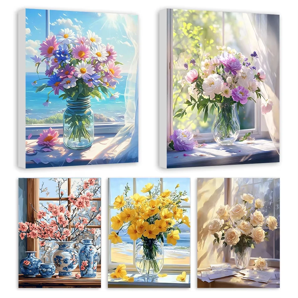 Art Craft Number - Pintura DIY por Números: Vaso de