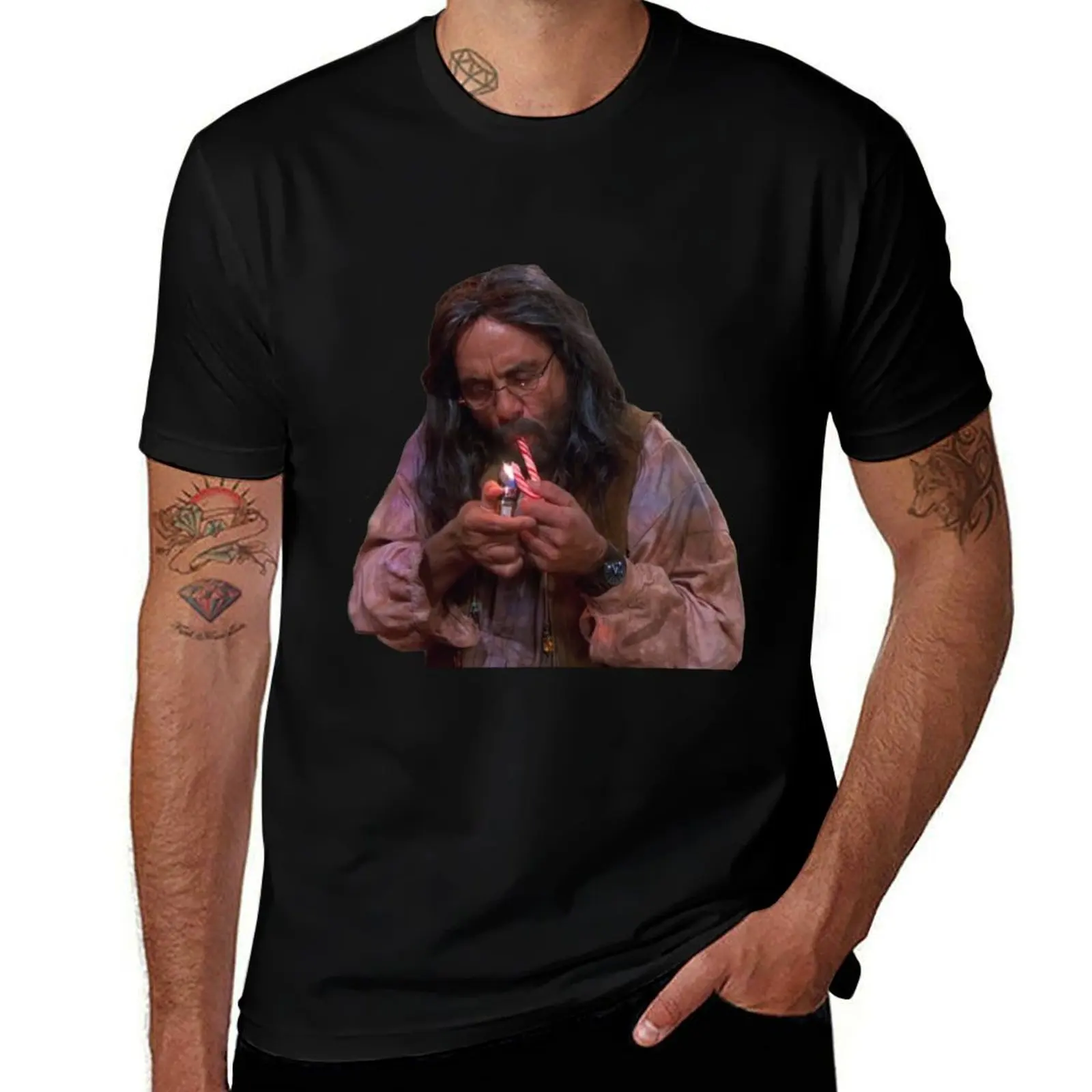 Leo and his candy cane - That 70s Show T-Shirt Independence Day Short Sleeve T-Shirt