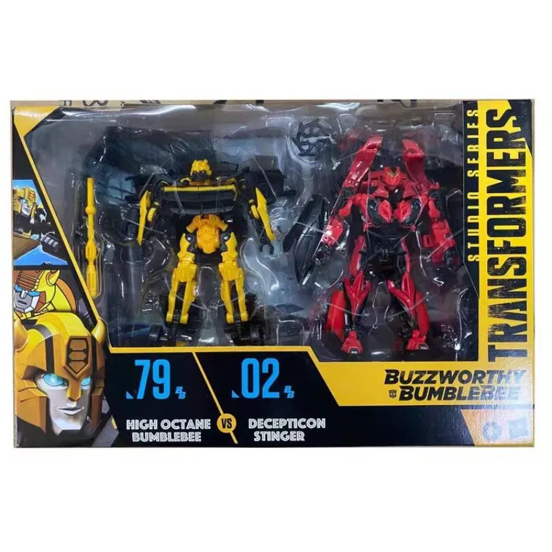 Original Hasbro Transformers SS-79 HIGH OCTANE BUMBLEBEE SS-02 DECEPTICON STINGER Action Toy Figure Collection Model view 4