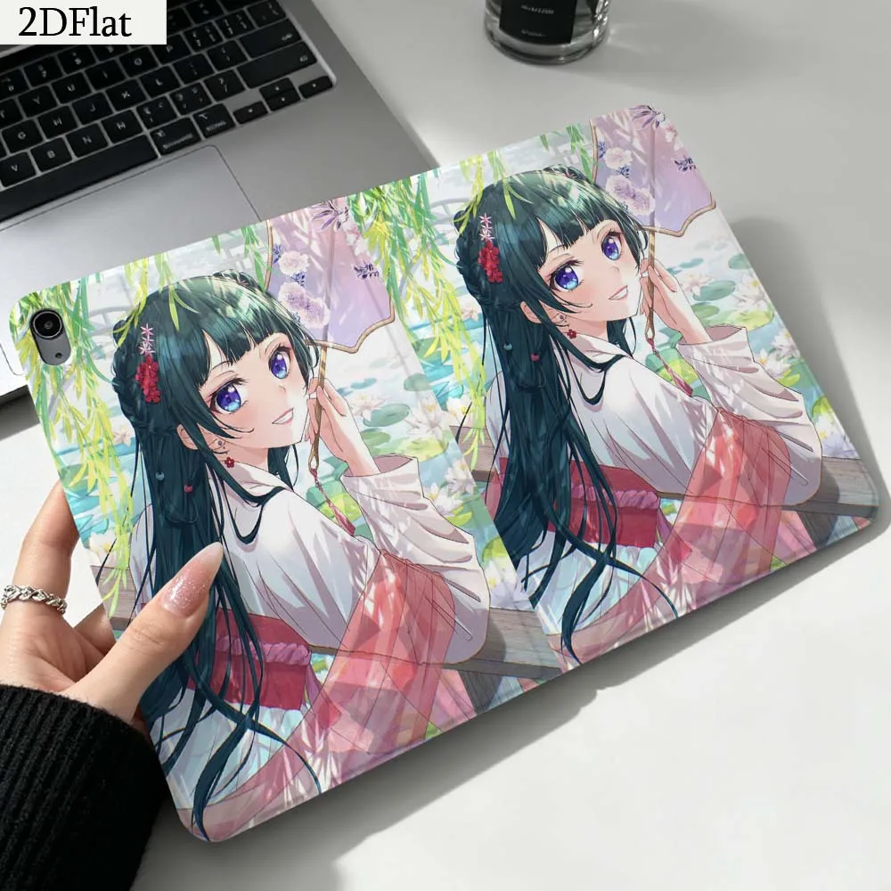 Anime Maomao Girl Fan Gift For iPad Pro mini Air A16 A14 6 5 4 6th 7 7th 11th 9Gen 13 M5 11 A17 Pro M4 Inch Tablet Case