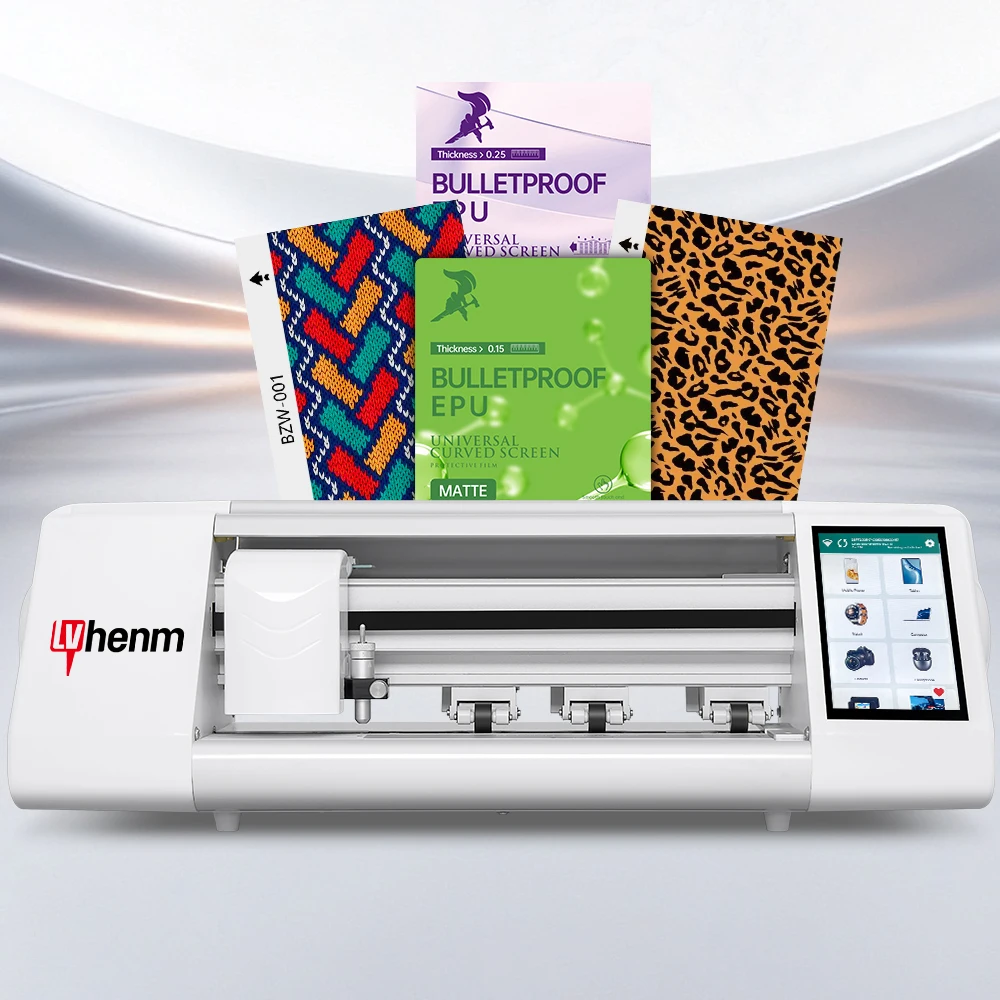 MSUnlimited Máquina de Corte Plotter para Láminas de Hidrogel TPU EPU Mica y Protectores de Pantalla
