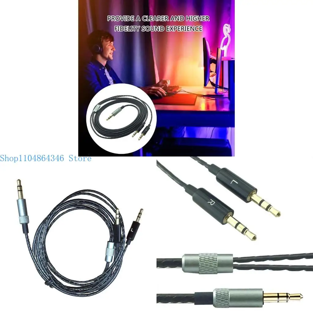 5asd 3.5mm to 2.5mm Sound Transmission Cord Earphones Replacement Cable for V10
