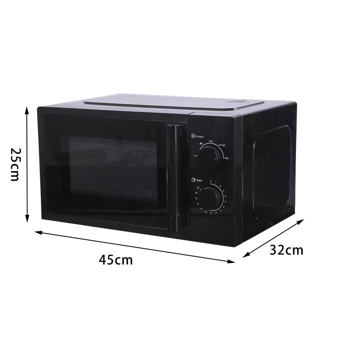 Hot-Selling in Foreign Trade  20L-30L Home Turntable Mechanical Microwave Oven With Visible Window