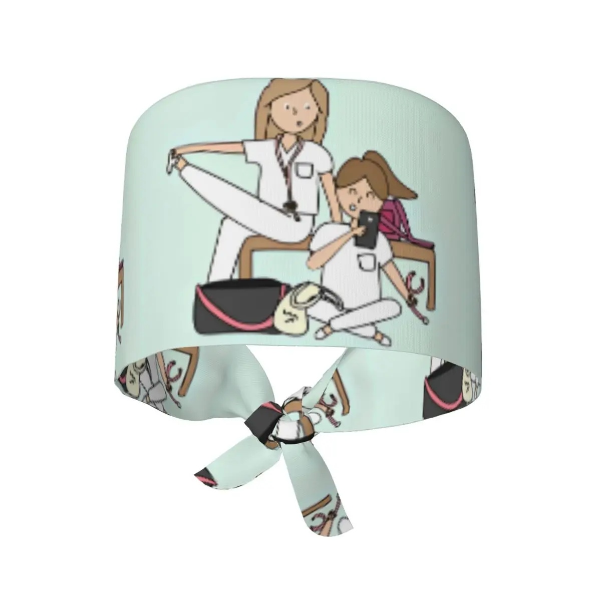 Enfermera En Apuros فحص الأسنان الجراحية قبعات ممرضة الطبية الحيوانات الأليفة الاستمالة التمريض قبعات العمل قبعة موضة للجنسين نمط     فرك قبعة