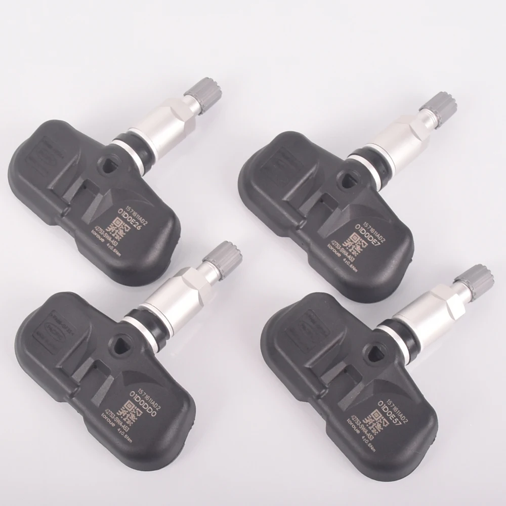 4 pcs New Tire Pressure Sensor Wheel TPMS 315MHz For Honda CRV 2007 2008 2009 2010 2011 2012