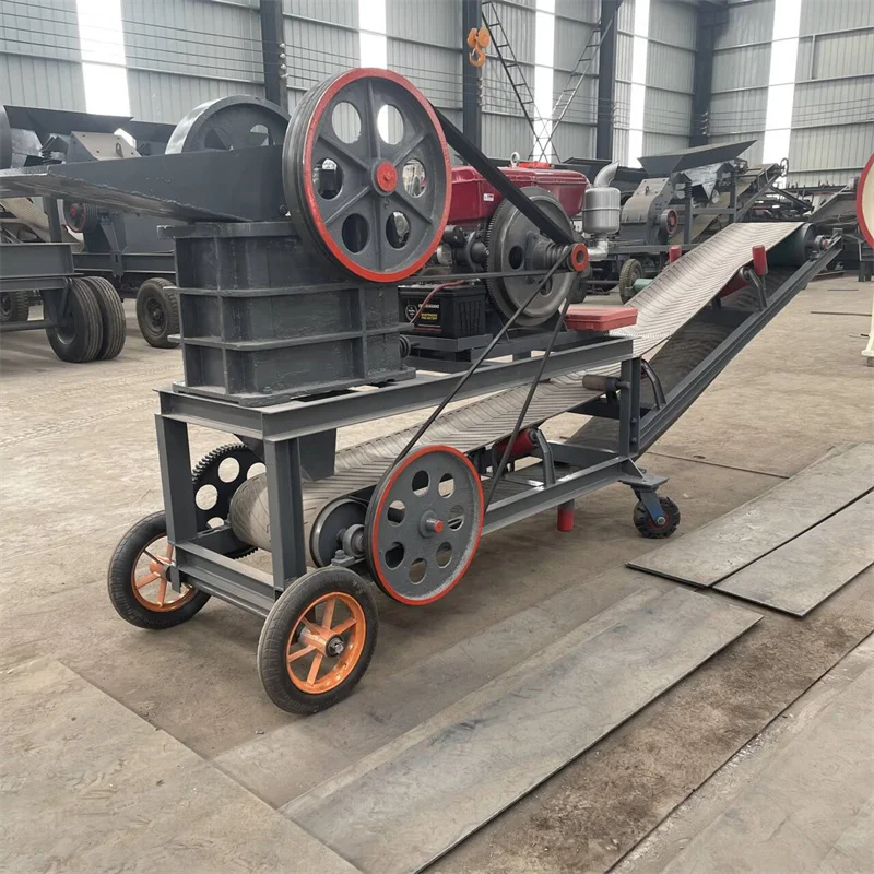 150*250 Hard Stone Jaw Crusher Low Price Small Diesel Engine Jaw Crusher with Screen