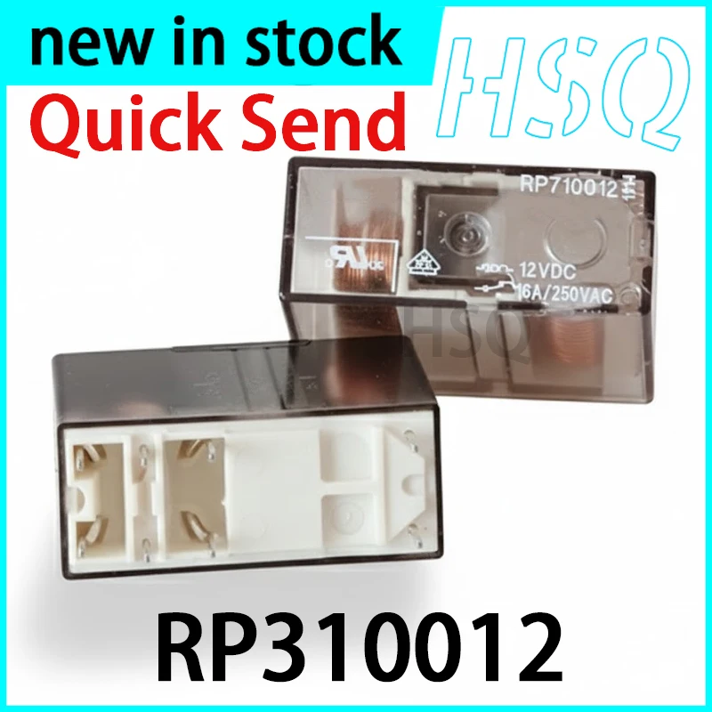 1PCS New  RP310012 12VDC 8-pin 16A One on One Off Relay