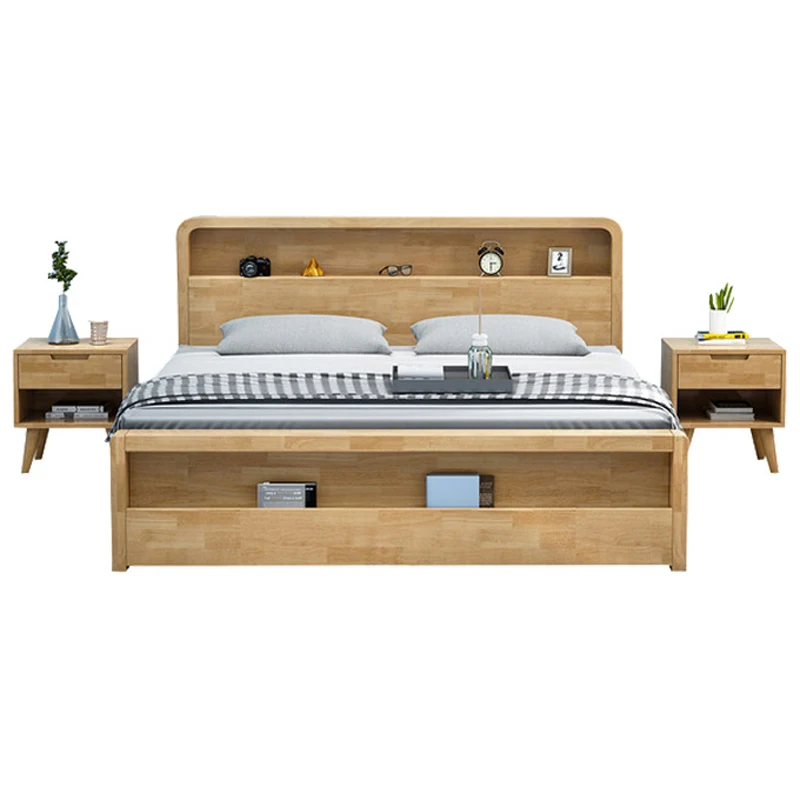 Bedroom Furniture Wood Storage Beds Simple Style  Children Furniture Sets Bedroom Modern