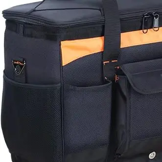 

Большая многофункциональная ткань Оксфорд, ремонт после продажи, сумка для электрика, парусиновая сумка для инструментов на плечо, сумка для инструментов с тягой