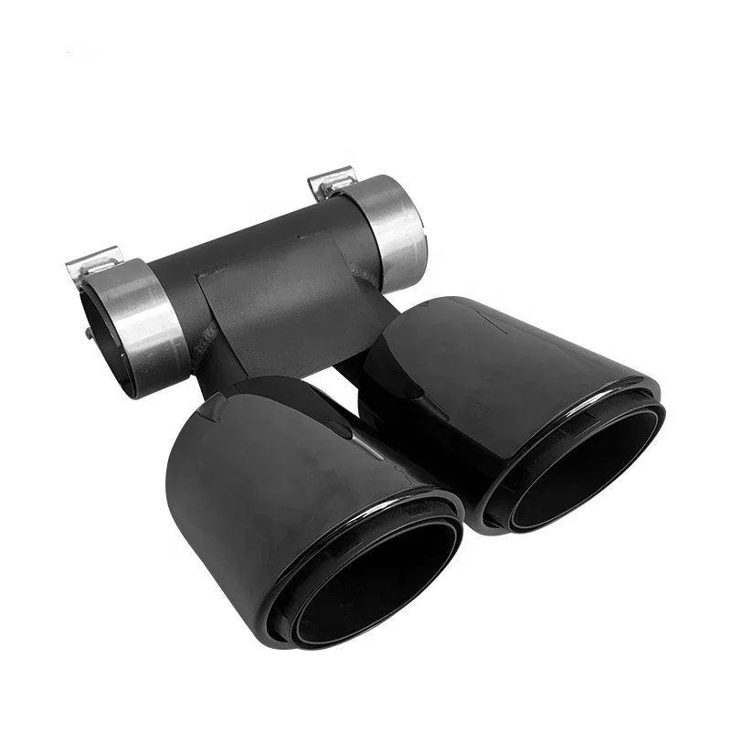 FOR Porsche 718 982 tailpipe black silver Vector style Automobile refitted body kit exhaust pipe tail pipe 2016-2021