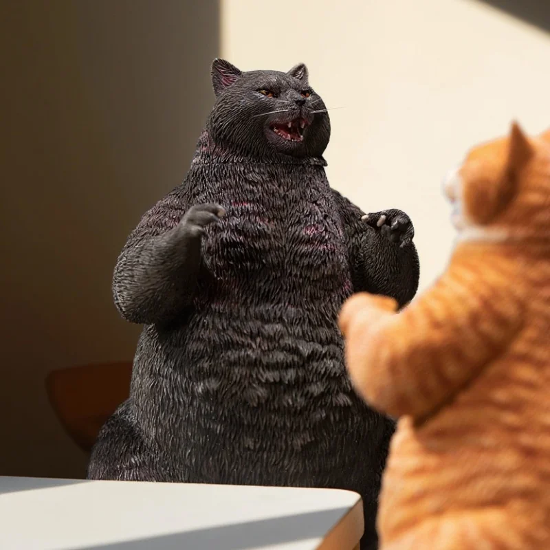 オリジナル JXK Gosmeow 恐竜形態学手作りアニメフィギュア動物モデル猫置物デスクトップかわいい子供ユニークなおもちゃギフト