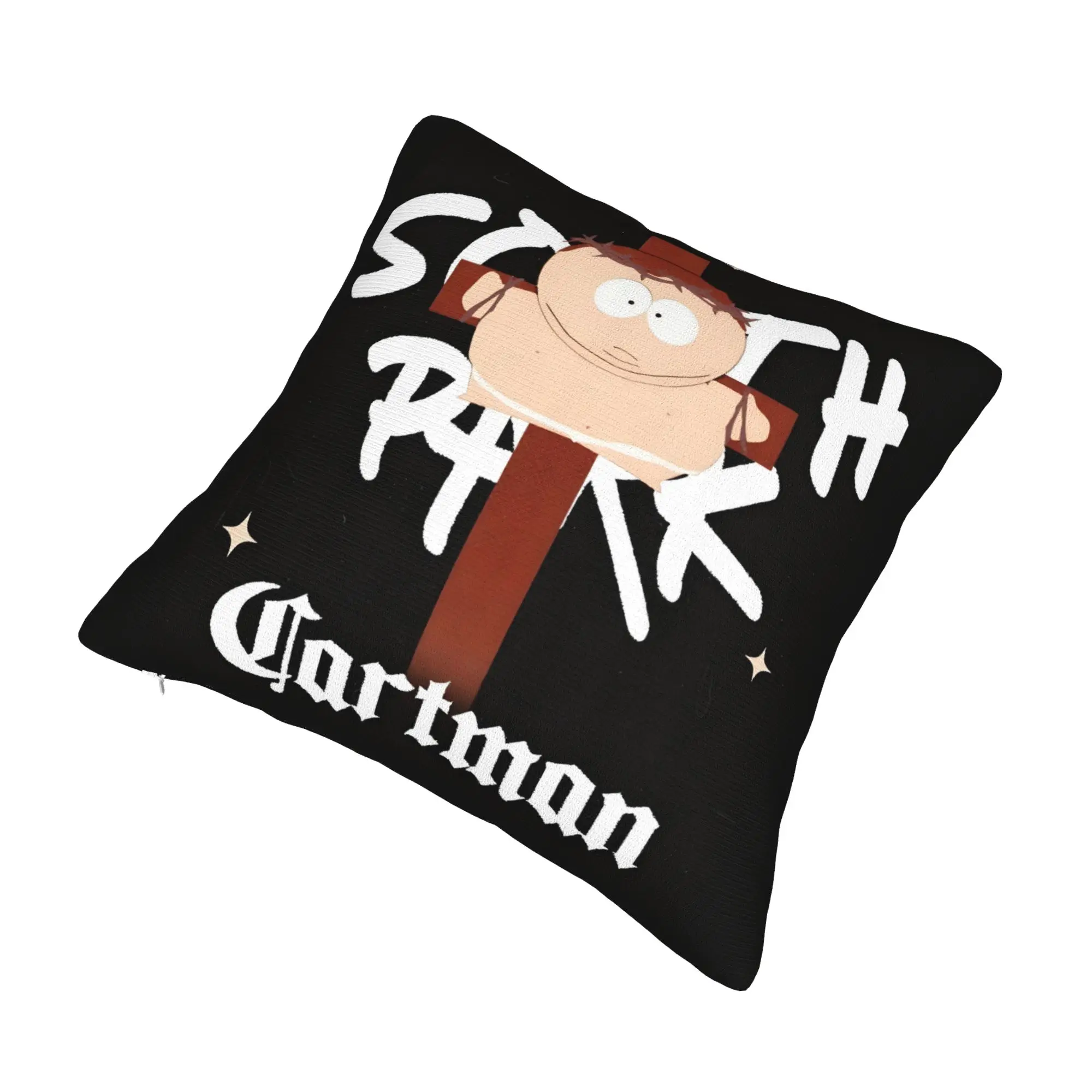 Luxury Cartman South Parks Cushion Covers 40x40cm Soft Comedy Throw Pillow Case for Sofa Car Square Pillowcase Decoration