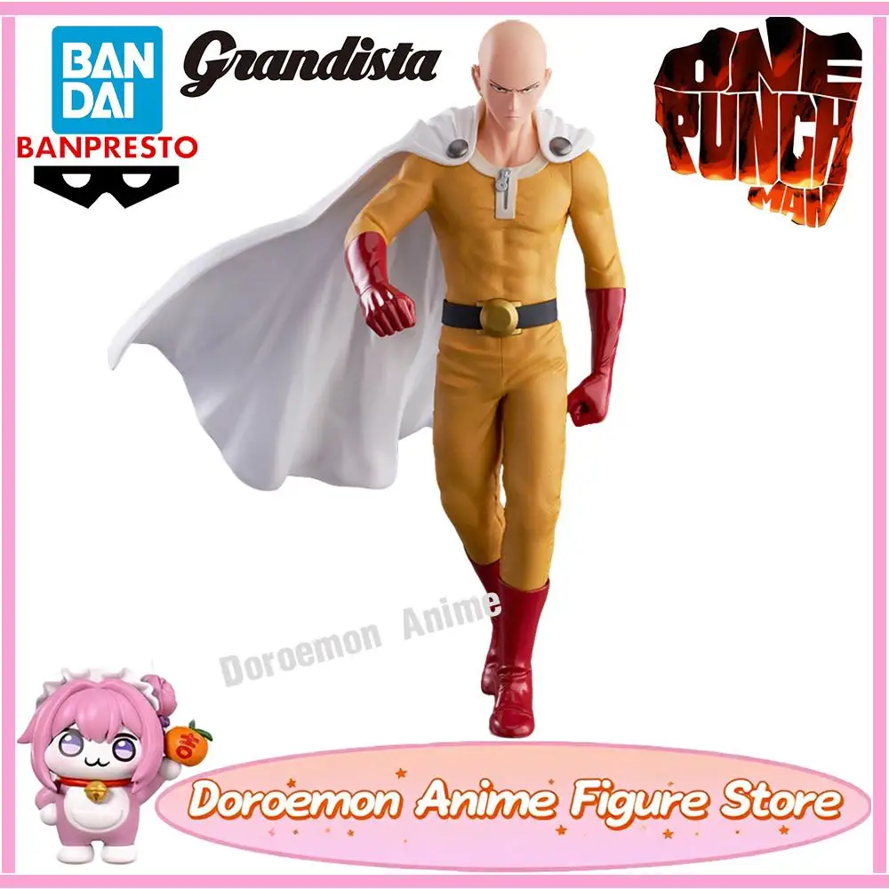 

Pre-Order Original Bandai Banpresto Grandista One Punch Man Saitama Collectible Anime Figures Table Decoration Gifts Model Toys
