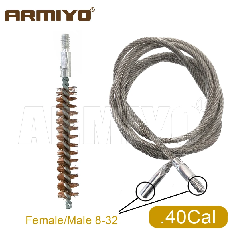 Armiyo Taktische Gen 2. Generation Unendlich Verlängerbare 5mm Kabelbürste zur Kohlenstoffablagerungsreinigung, Bronze-Bürste für Jagdzubehör – Detail 7