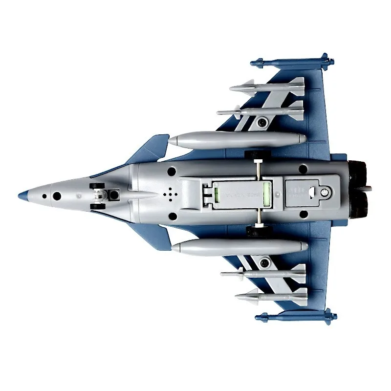 Diecast 1:400 Scale Alloy Rafale Fighter Attack Finished With Sound And Lights Souvenirs Collection Gift Military Toy Planes