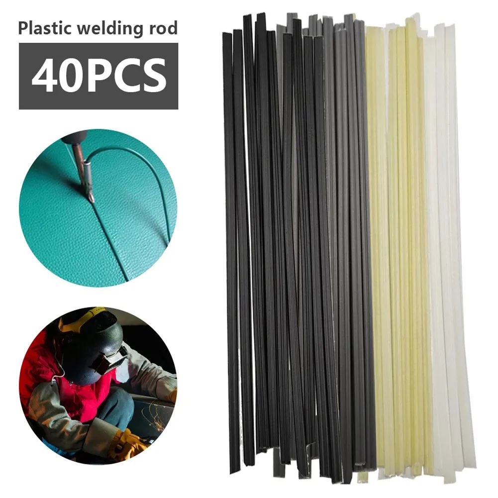

Diverse Applications 40PCS Reliable For Plastic Welding Rods Suitable for Multiple For Plastics Including ABS and PVC