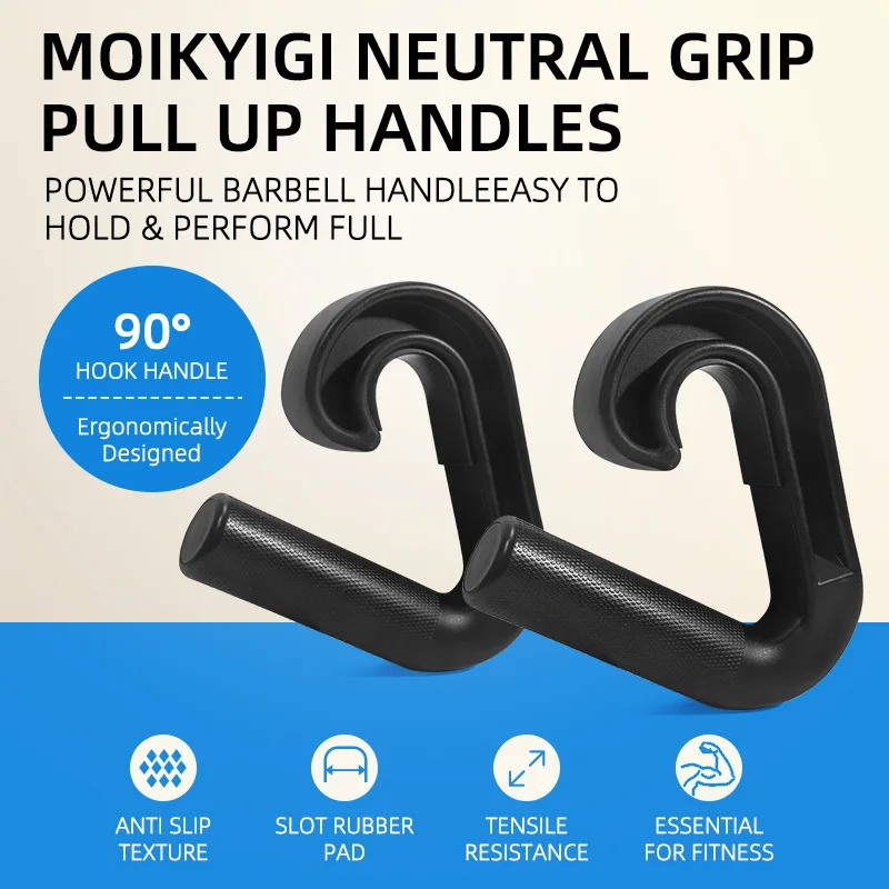 Multifunktionale Fitness-Klimmzuggriffe Ergonomischer Haken-Griff Vielseitige Krafttrainingsgeräte – Detail 7