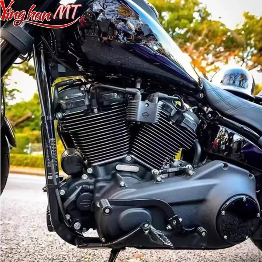 

Мотоциклетные черные шифтеры на каблуках Pinnacle для Harley Standard Soft tail Fxdb Street Bob Fat Bob Low Rider / S / ST 18-23