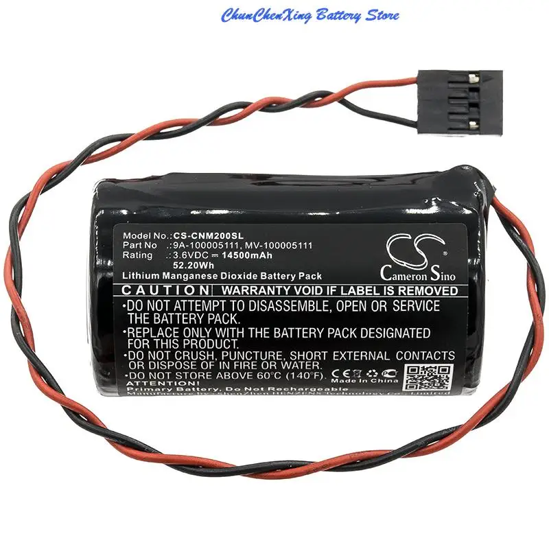 OrangeYu 14500mAh Battery for Cameron Nuflo MC-II Plus EXP, MC-II Plus, For Alexor WT4911B, For Haliburton 700 flow meter