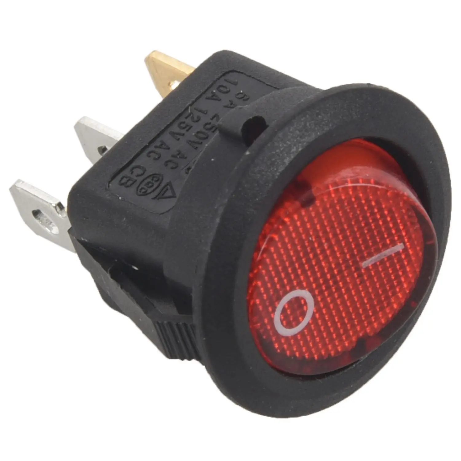 Toggle Switch Bipolar ON OFF Red 3 Pin 20mm