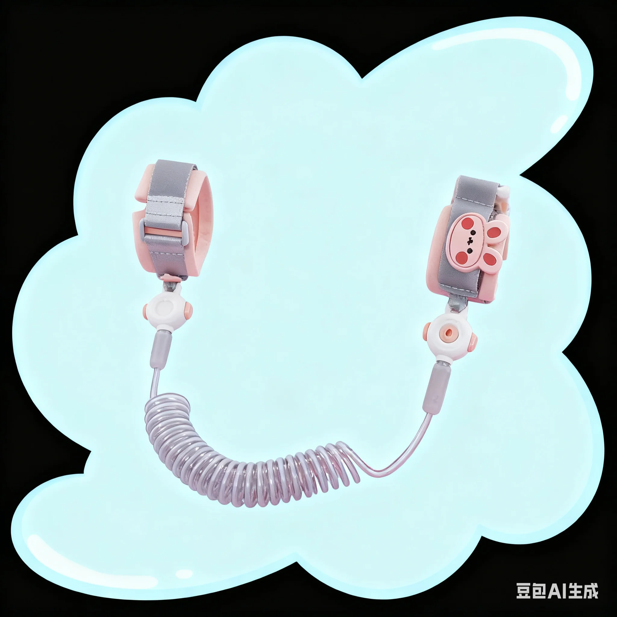 

Toddler Anti Lost Leashes With Double Head Detachable Lock Soft Cotton Metal ABS Blend Adjustable Length Lightweight Safety