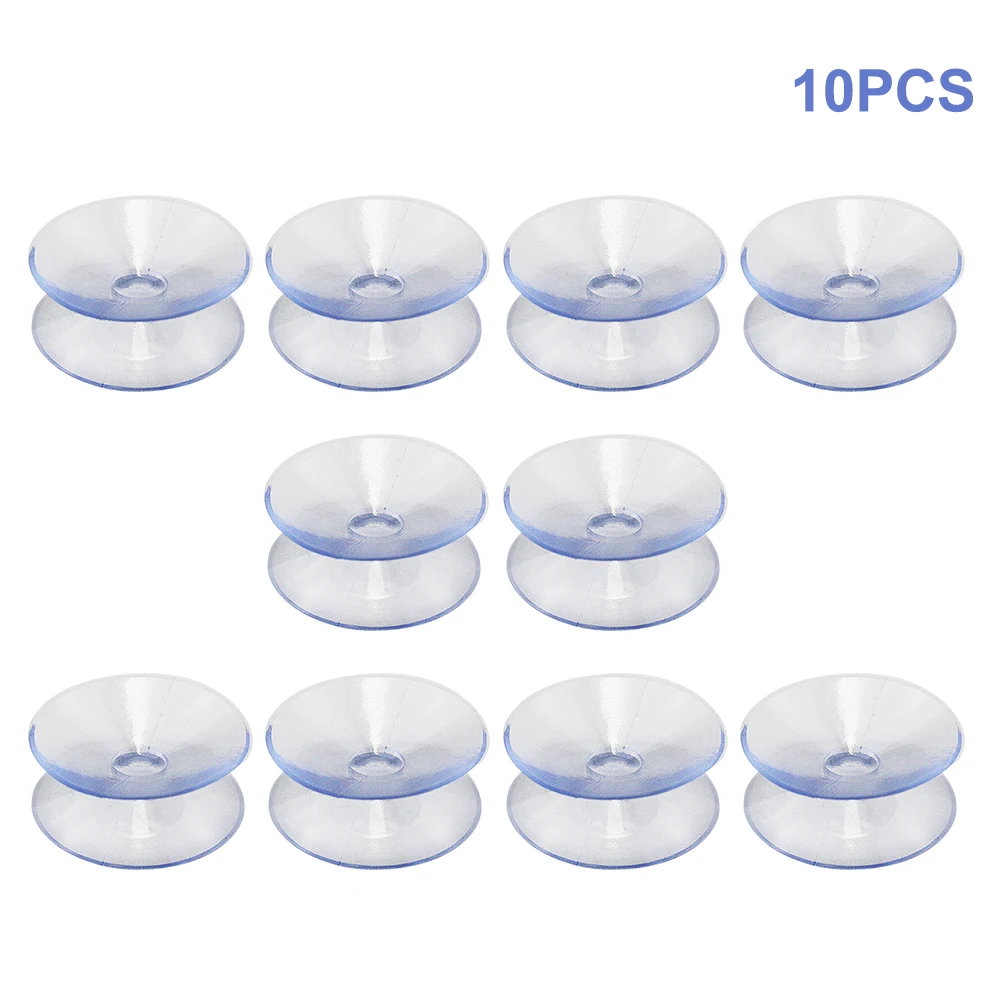 10pcs Mirror Spacers Non-Slip Bumpers Window Hanger Accessories Easy Install Double Sided Clear Home Suction Cups Glass Tabletop