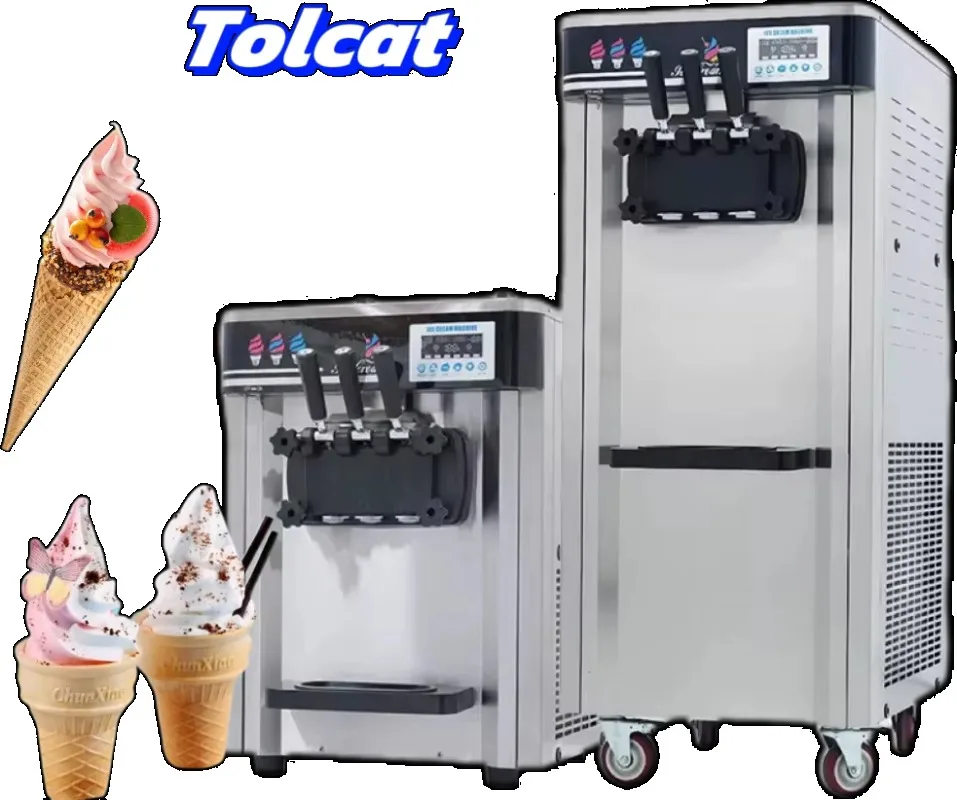 Tolcat Commercial Large Ice Cream Machine Multi-flavor High Output Suitable for Amusement Parks Factory Direct Sales