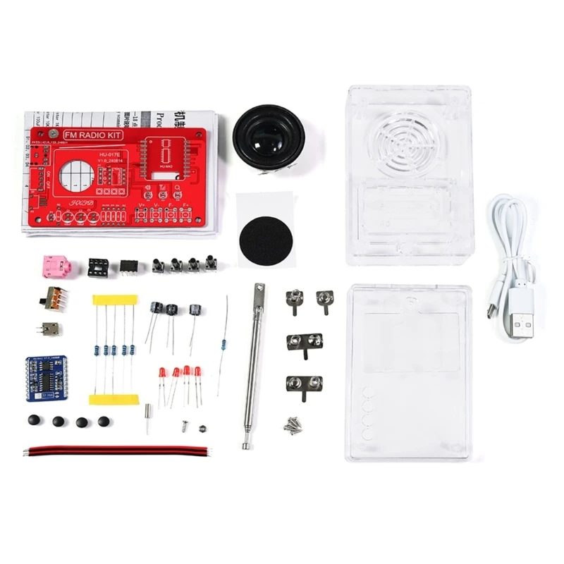 Exercício solda eletrônica padrão do projeto RDA5807 soldagem rádio FM
