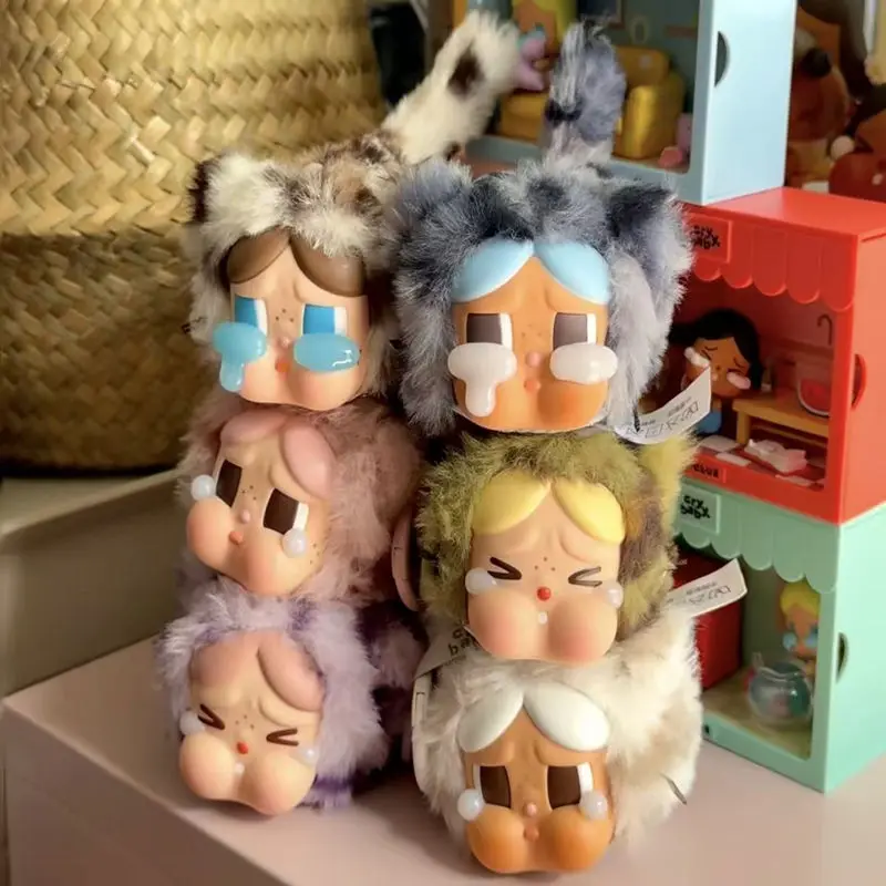 

Оригинальный POP MART CRYBABY Wild But Cutie Series: Виниловый плюшевый брелок-подвеска в слепой коробке, загадочная коробка CRYBABY, подарки на день рождения