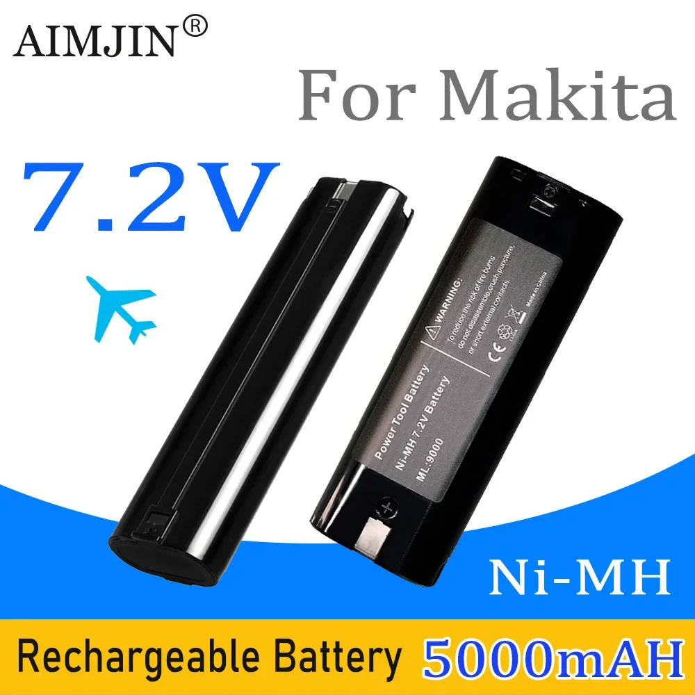 

For Makita 7.2V 5000mAh Battery，Compatible 7000 7002 7033 191679-9 192532-2 192695-4 632002-4 632003-2 E Power Tool