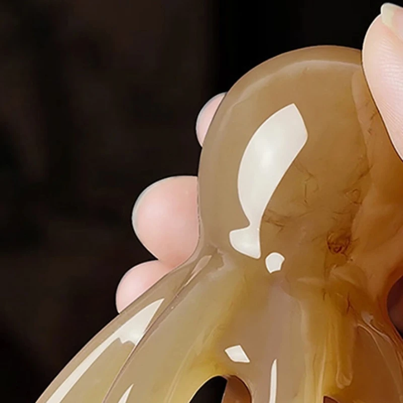 

1 шт. Массажер для головы из полимерной смолы в форме осьминога, для массажа меридианов, скребковый массажер для кожи головы, акупунктурный инструмент для спа-процедур, для тела и домашнего использования, для оздоровительной терапии