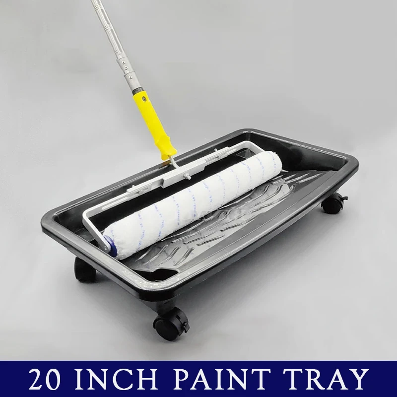 

Paint Tray 18 -Inch Ultra -Fine Fiber Drum Brush Hot Melting Corrosive Tong Paint Lax Brushing Wall Brushing Painting Tools